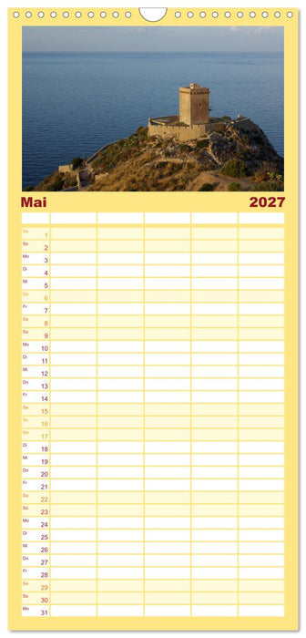 Reisen ans Meer (CALVENDO Familienplaner 2027)