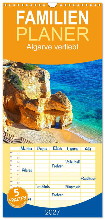 Algarve verliebt (CALVENDO Familienplaner 2027)