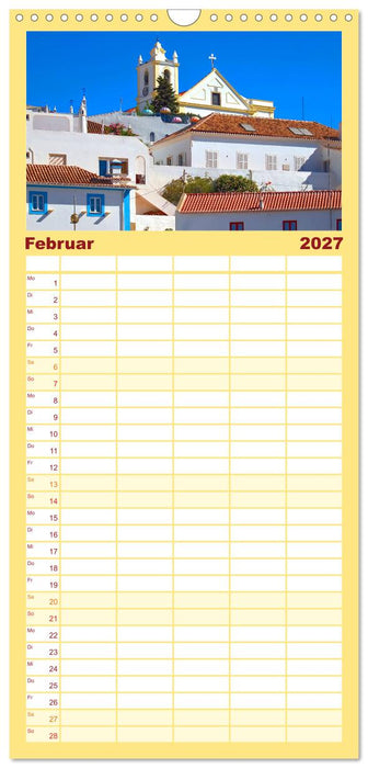 Algarve verliebt (CALVENDO Familienplaner 2027)