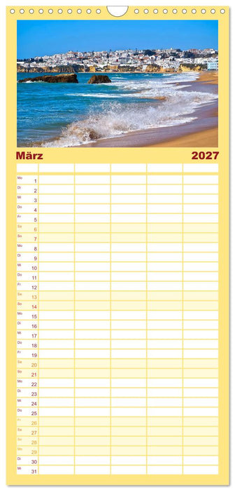 Algarve verliebt (CALVENDO Familienplaner 2027)