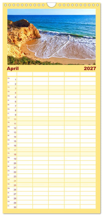 Algarve verliebt (CALVENDO Familienplaner 2027)