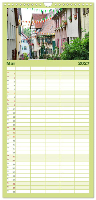 Unterwegs in Nürtingen (CALVENDO Familienplaner 2027)