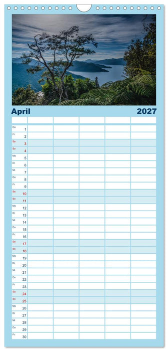Neuseelands Landschaften (CALVENDO Familienplaner 2027)