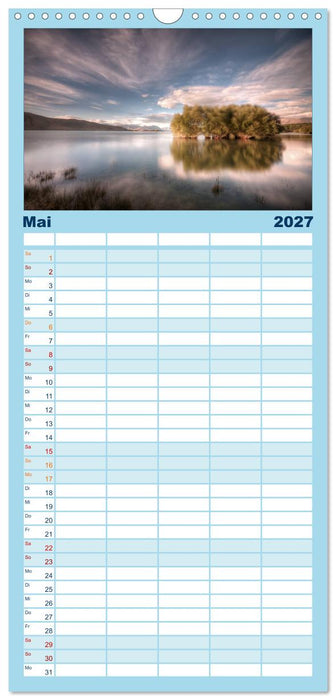 Neuseelands Landschaften (CALVENDO Familienplaner 2027)