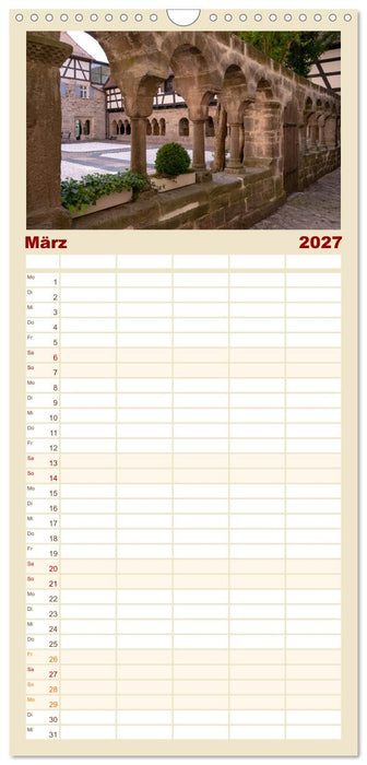 Ein Spaziergang durch Feuchtwangen (CALVENDO Familienplaner 2027)