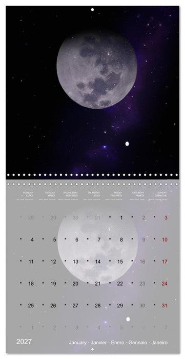 Galaxie cosmique (CALVENDO Calendrier mensuel 2027)