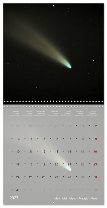 Galaxie cosmique (CALVENDO Calendrier mensuel 2027)