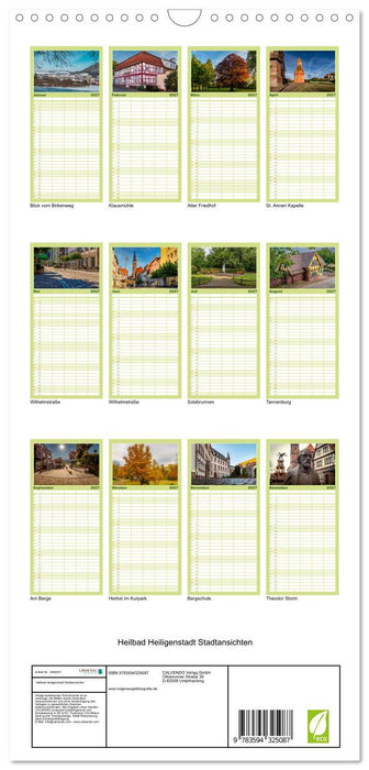 Heilbad Heiligenstadt Stadtansichten (CALVENDO Familienplaner 2027)