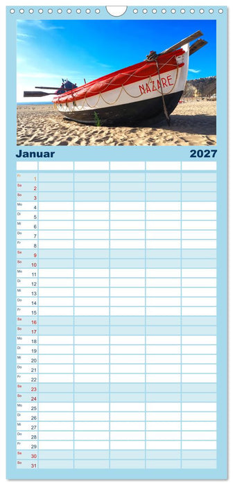 Fischkunst und Fischerglück (CALVENDO Familienplaner 2027)