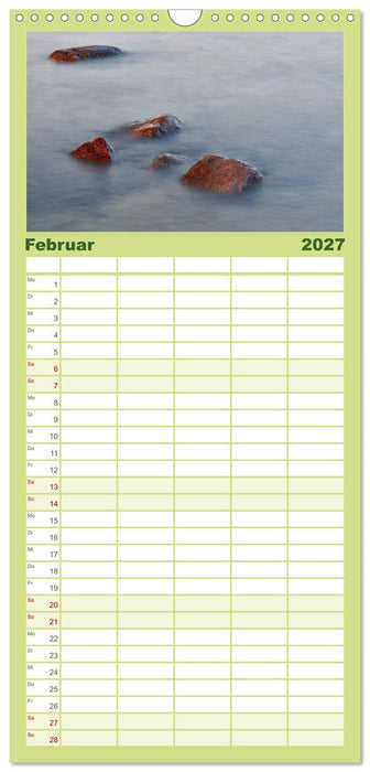 Rügen - Jasmund Nationalpark (CALVENDO Familienplaner 2027)