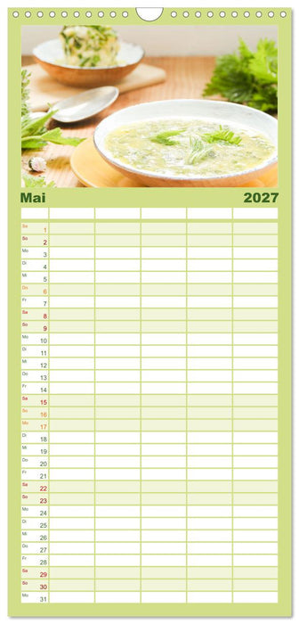 essbare Blüten und Blätter (CALVENDO Familienplaner 2027)