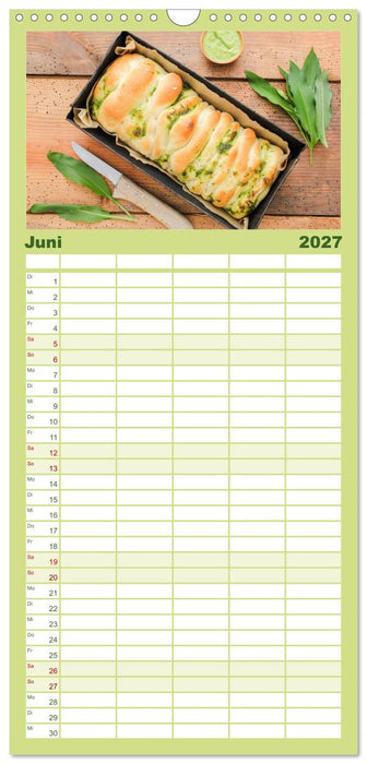 essbare Blüten und Blätter (CALVENDO Familienplaner 2027)