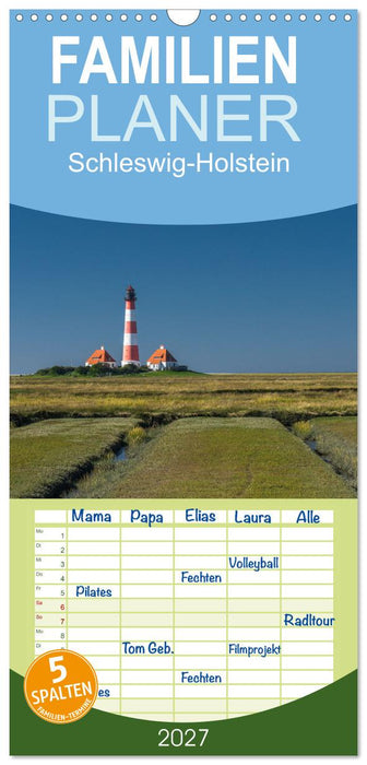 Schleswig-Holstein (CALVENDO Familienplaner 2027)