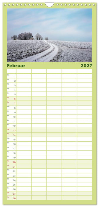 Farbenfrohe Heimat (CALVENDO Familienplaner 2027)