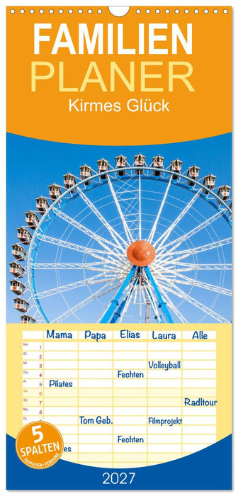 Kirmes Glück (CALVENDO Familienplaner 2027)