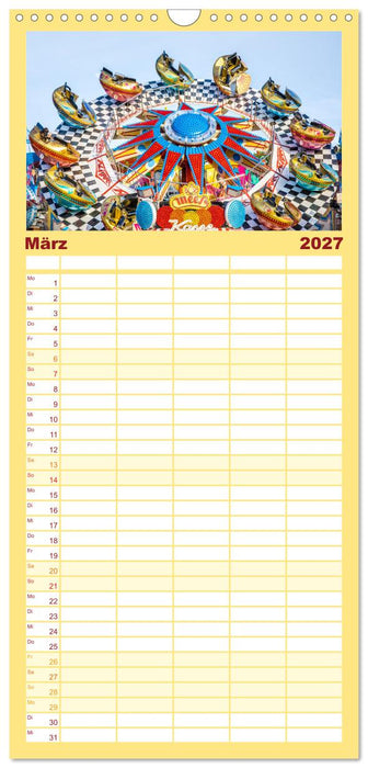 Kirmes Glück (CALVENDO Familienplaner 2027)