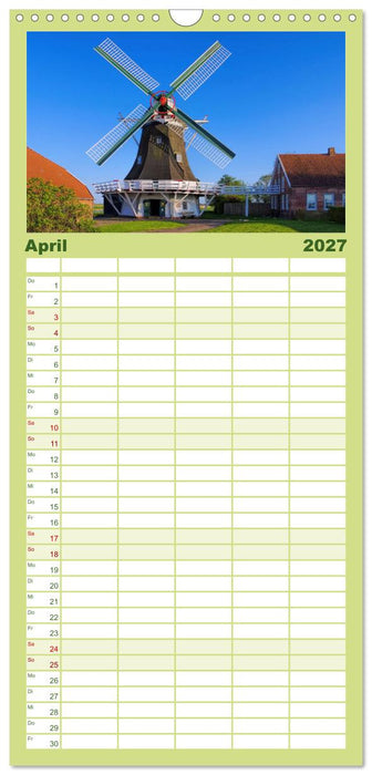 Neuharlingersiel - Ostfrieslands schönstes Hafenstädtchen (CALVENDO Familienplaner 2027)