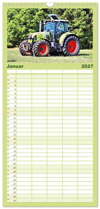 Männerspielzeug Traktor Inspirationen (CALVENDO Familienplaner 2027)