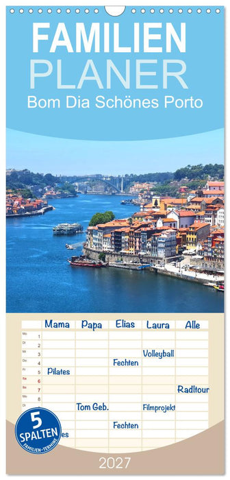 Bom Dia Schönes Porto (CALVENDO Familienplaner 2027)