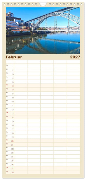 Bom Dia Schönes Porto (CALVENDO Familienplaner 2027)