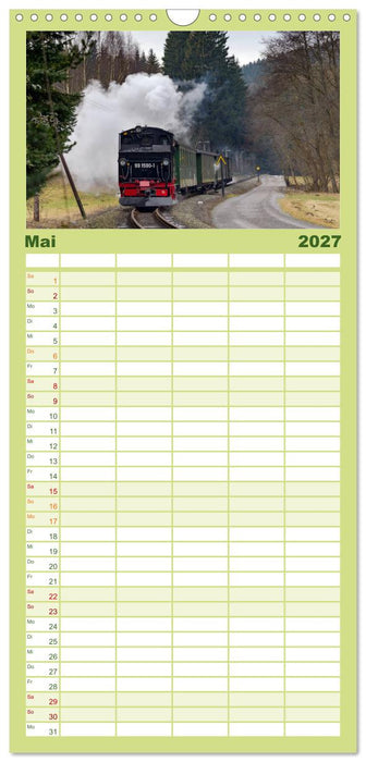 Dampf im Pressnitztal (CALVENDO Familienplaner 2027)