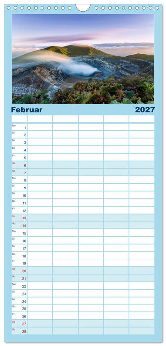 Unglaubliche Natur - Landschaften aus unserer wunderbaren Welt (CALVENDO Familienplaner 2027)
