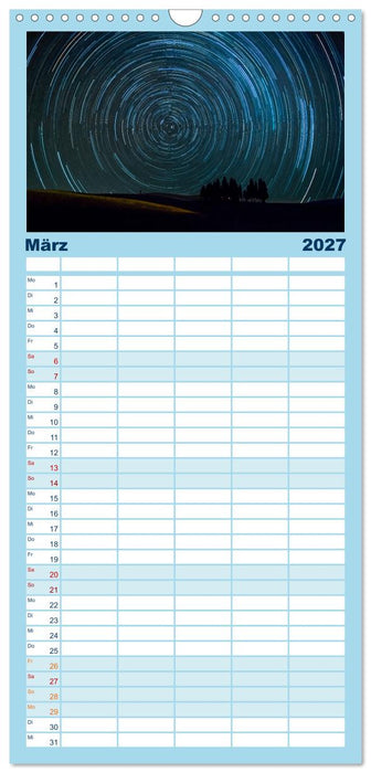 Unglaubliche Natur - Landschaften aus unserer wunderbaren Welt (CALVENDO Familienplaner 2027)