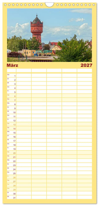 Wassertürme zwischen gestern und heute (CALVENDO Familienplaner 2027)