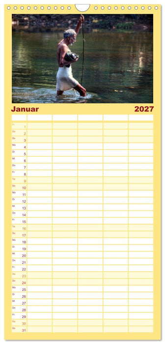 Indiens Gesichter (CALVENDO Familienplaner 2027)