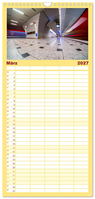 Licht und Geschwindigkeit (CALVENDO Familienplaner 2027)