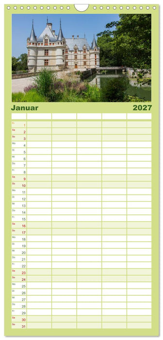 Blickpunkte der Loire (CALVENDO Familienplaner 2027)