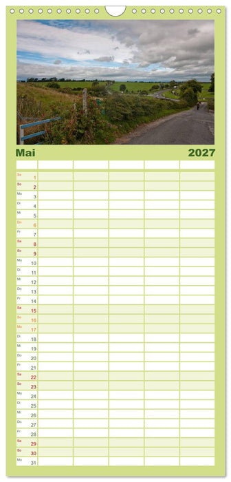 Quer durch Irland - Landschaften pur (CALVENDO Familienplaner 2027)
