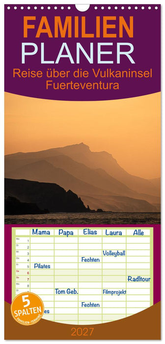 Fuerteventura - Reise über die Vulkaninsel (CALVENDO Familienplaner 2027)