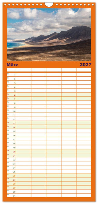 Fuerteventura - Reise über die Vulkaninsel (CALVENDO Familienplaner 2027)