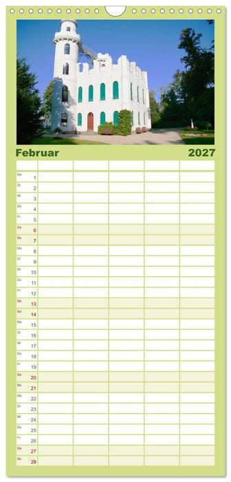 Die Pfaueninsel in Berlin (CALVENDO Familienplaner 2027)