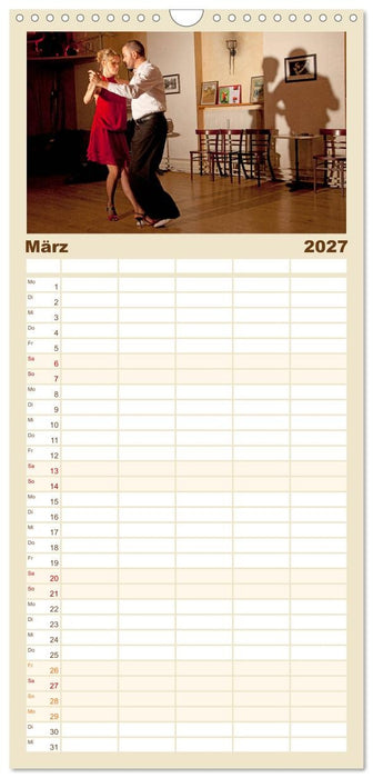 Tango eine Liebeserklärung (CALVENDO Familienplaner 2027)