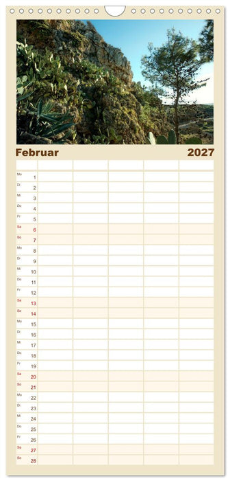 il Salento Kulturlandschaft zwischen zwei Meeren (CALVENDO Familienplaner 2027)