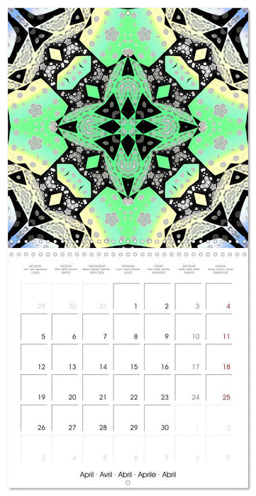 Mandalas Recherche intérieure (CALVENDO Calendrier mensuel 2027)