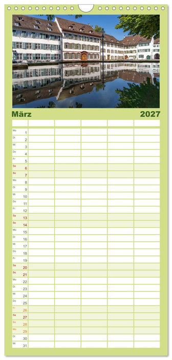 Schweiz - Basel (CALVENDO Familienplaner 2027)
