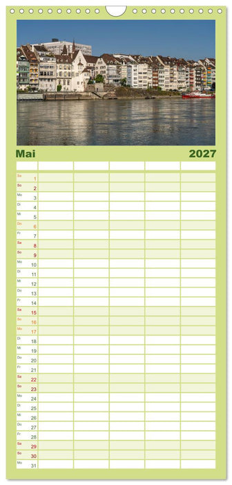 Schweiz - Basel (CALVENDO Familienplaner 2027)