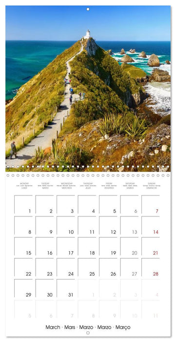 New Zealand Best places to travel (CALVENDO Monthly Calendar 2027)