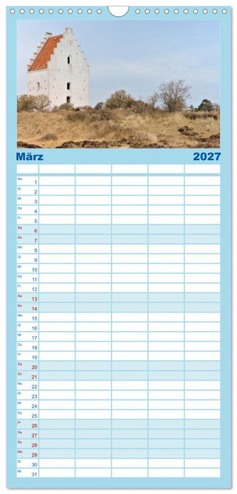 Jütlands Norden - Willkommen im Land des Lichts (CALVENDO Familienplaner 2027)