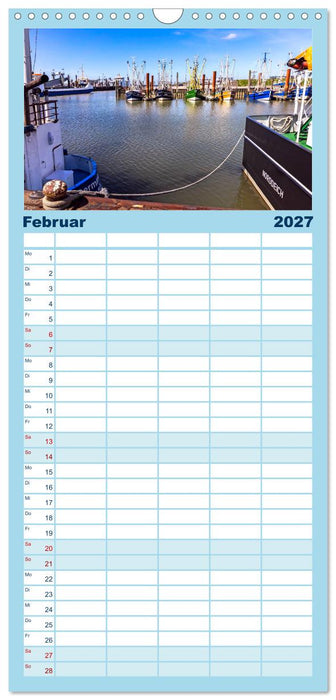 Norden-Norddeich. Maritime Orte mit Flair (CALVENDO Familienplaner 2027)