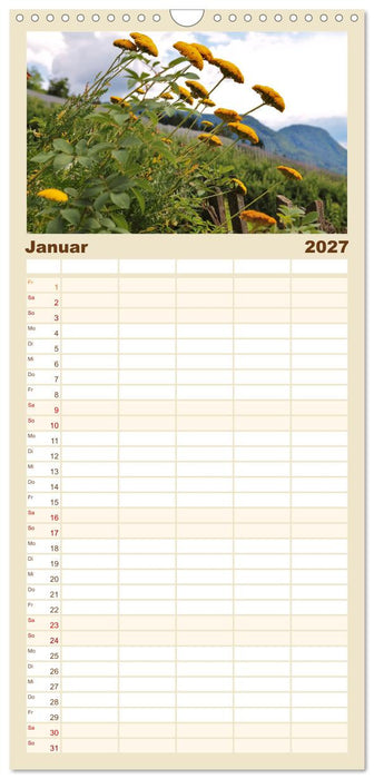Grüße von der Alm (CALVENDO Familienplaner 2027)