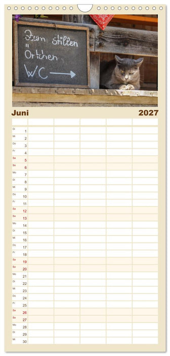 Grüße von der Alm (CALVENDO Familienplaner 2027)
