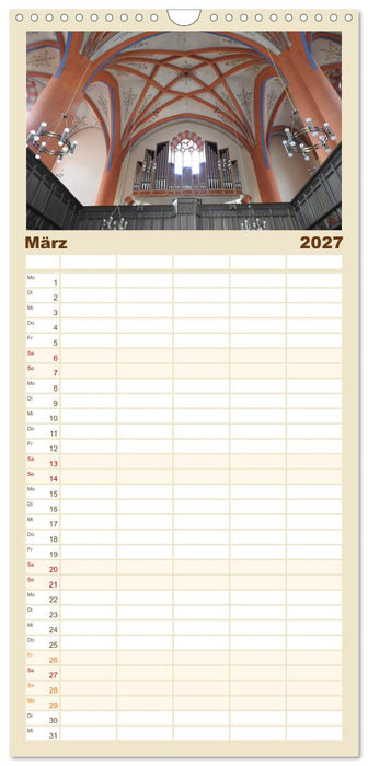 Fantastische Welt der Orgeln (CALVENDO Familienplaner 2027)