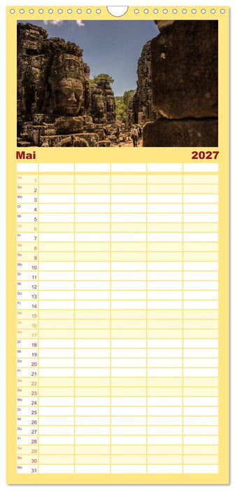 Magisches Kambodscha (CALVENDO Familienplaner 2027)