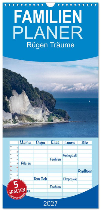 Rügen Träume (CALVENDO Familienplaner 2027)