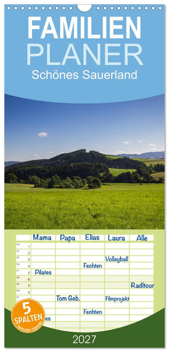 Schönes Sauerland (CALVENDO Familienplaner 2027)