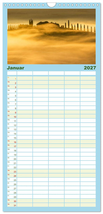 Nebelzauber (CALVENDO Familienplaner 2027)